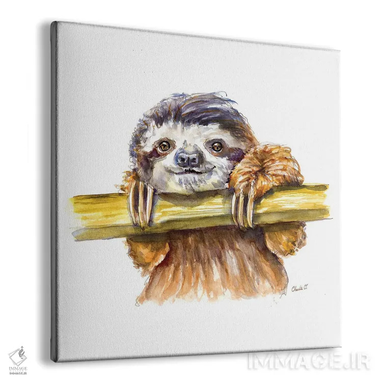 تابلو تنبل کوچک (جانور) اثر چارلی اوشیلدز - نمای پرسپکتیو محصول