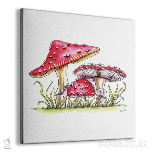 تابلو قارچهای قصهای اثر چارلی اوشیلدز - نمای پرسپکتیو محصول