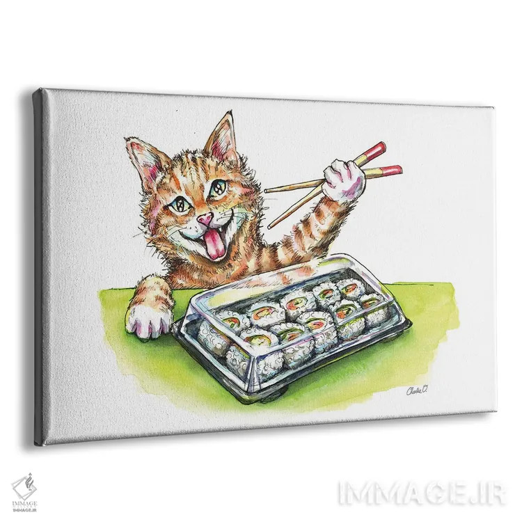 تابلو هوس سوشی اثر چارلی اوشیلدز - نمای پرسپکتیو محصول