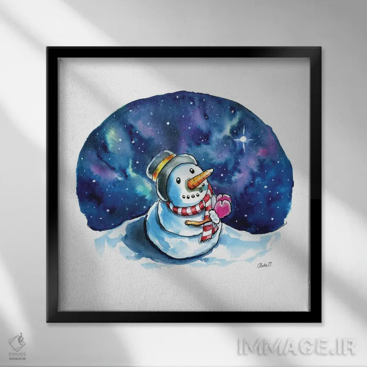 تابلو امید درخشان اثر چارلی اوشیلدز - نمای قابدار مشکی