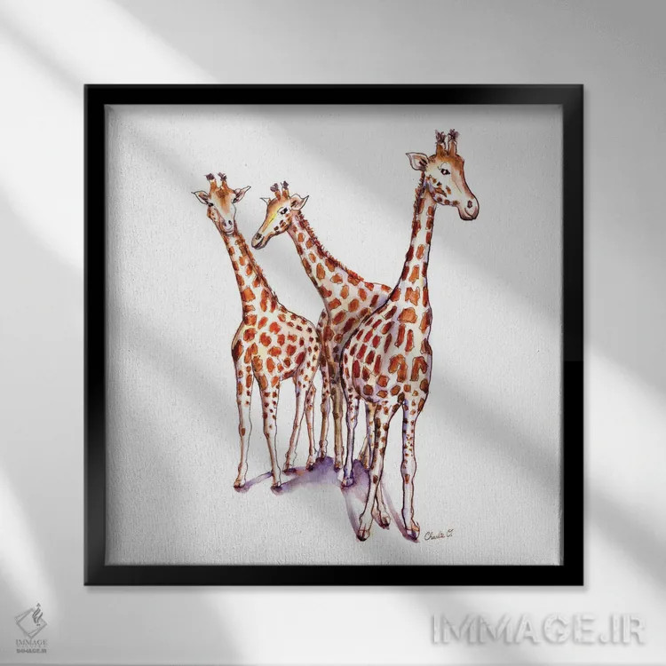 تابلو برجسته بودن در جمع اثر چارلی اوشیلدز - نمای قابدار مشکی