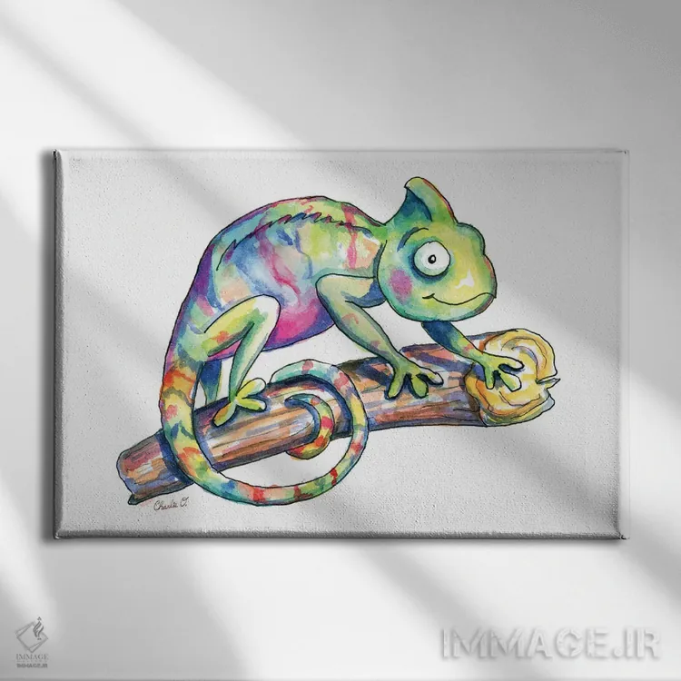 تابلو زیبایی تغییر اثر چارلی اوشیلدز - نمای روبهرو روی دیوار