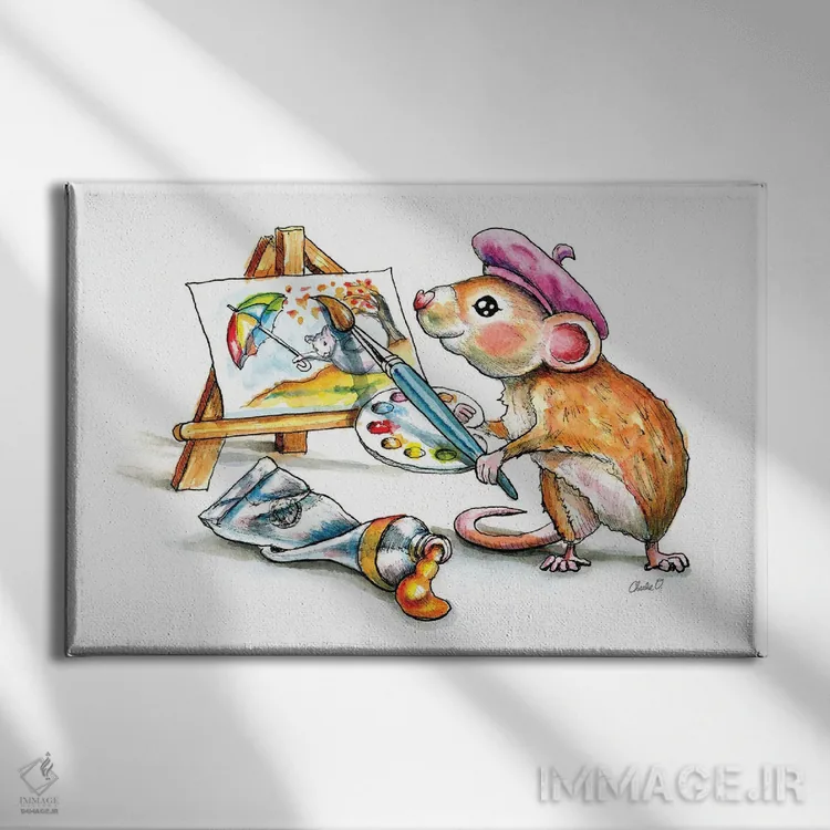 تابلو ضربه نهایی (تکمیل کار) اثر چارلی اوشیلدز - نمای روبهرو روی دیوار
