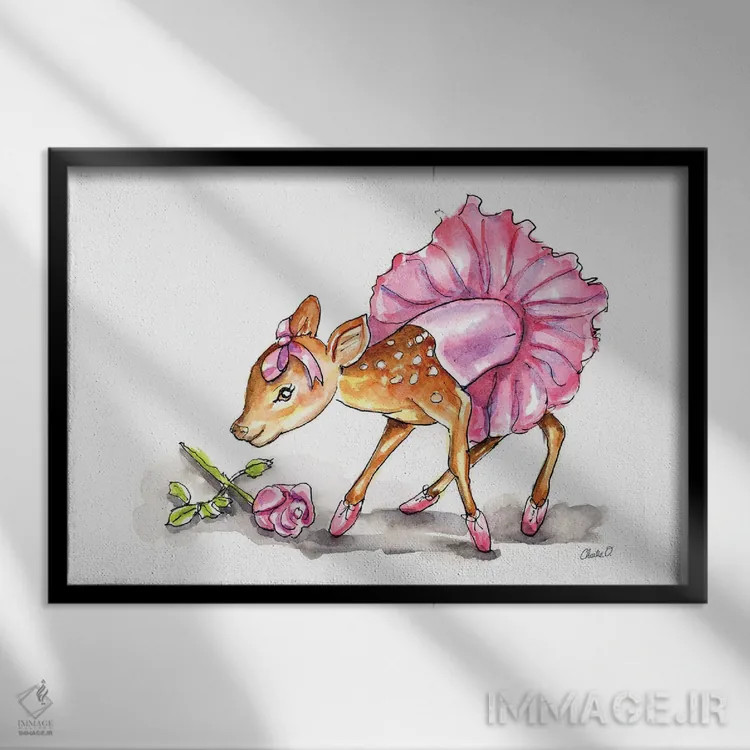 تابلو تعظیم کن اثر چارلی اوشیلدز - نمای قابدار مشکی