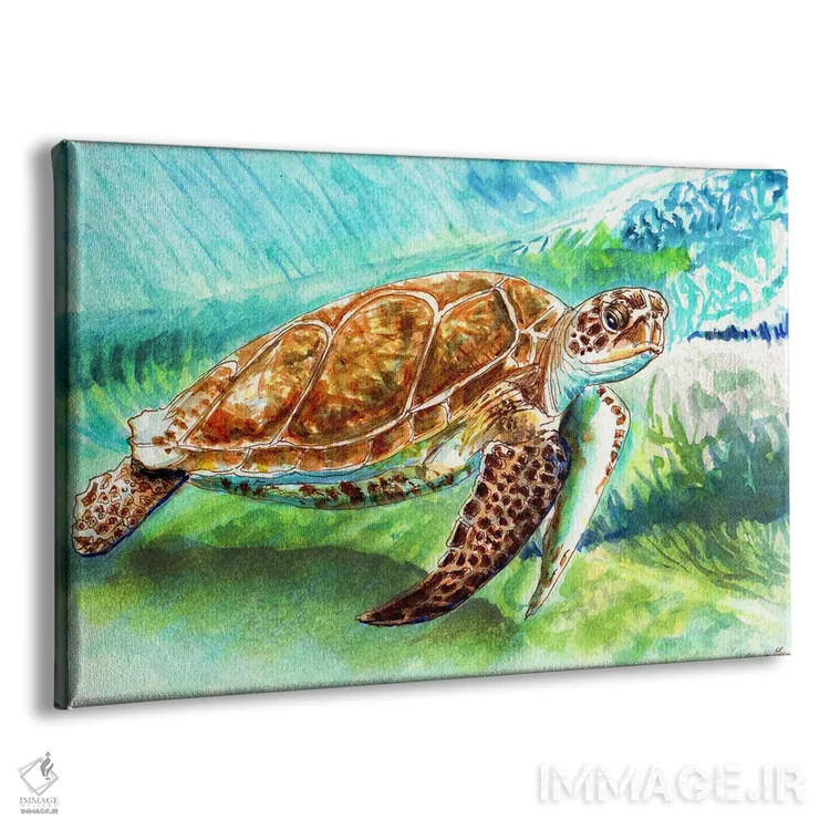 تابلو زیر امواج اثر چارلی اوشیلدز - نمای پرسپکتیو محصول