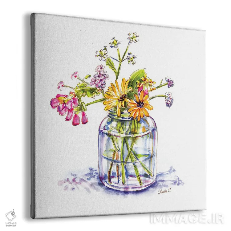 تابلو آنجا که گلهای وحشی میرویند اثر چارلی اوشیلدز - نمای پرسپکتیو محصول