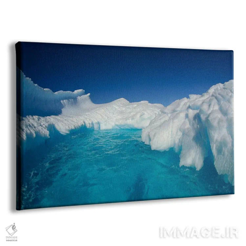 تابلو کوه یخ تراشیده شده، سرزمین تِر آدلی، شرق قطب جنوب اثر کالین مونتیث - نمای پرسپکتیو محصول