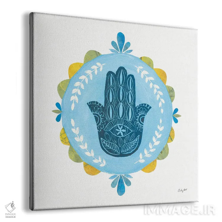 تابلو ماندالای خمسه شماره یک اثر کورتنی پرال - نمای پرسپکتیو محصول