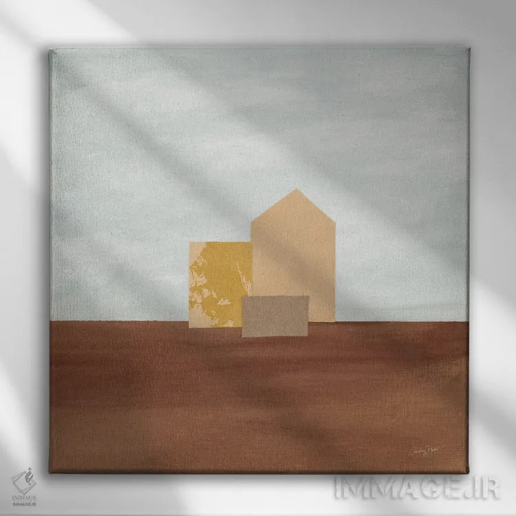 تابلو راهی خانه شماره دو اثر کورتنی پرال - نمای روبهرو روی دیوار