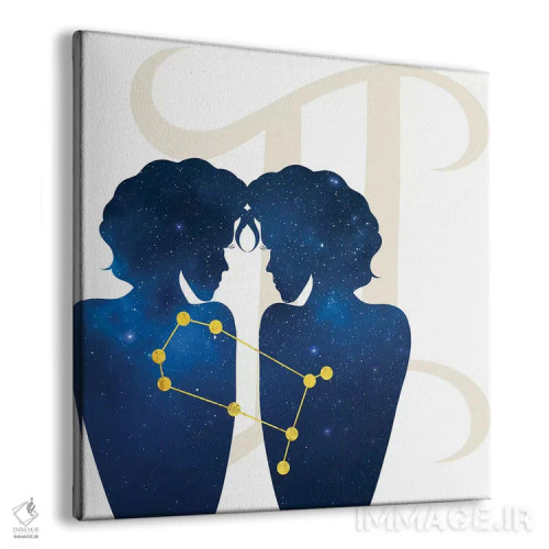 تابلو ستارگان برج جوزا (دوپیکر) اثر فایو بای فایو کالکتیو - نمای پرسپکتیو محصول