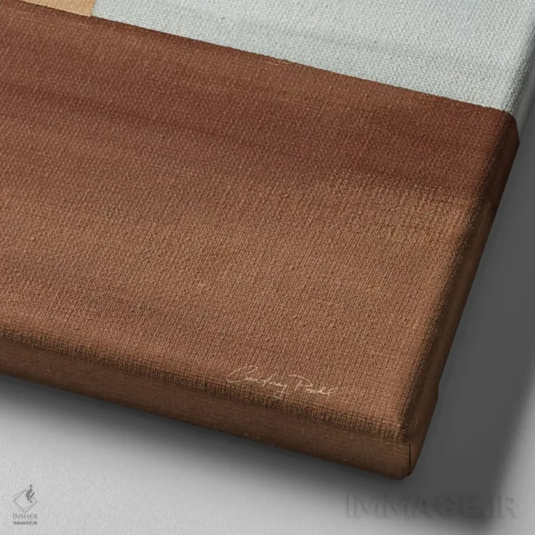 تابلو راهی خانه شماره دو اثر کورتنی پرال - نمای نزدیک بافت بوم