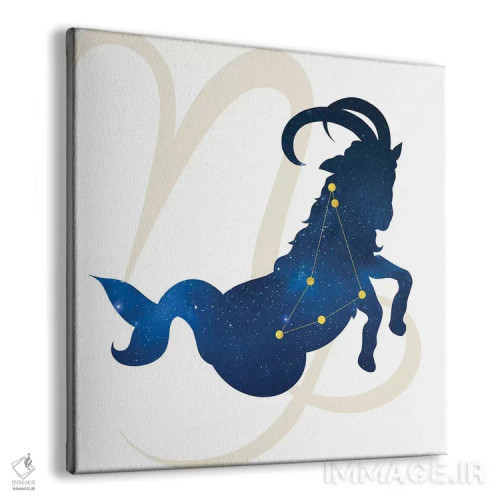 تابلو ستارگان برج جدی (بزغاله) اثر فایو بای فایو کالکتیو - نمای پرسپکتیو محصول