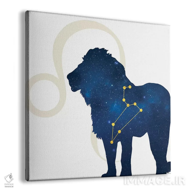 تابلو ستارگان برج اسد (شیر) اثر فایو بای فایو کالکتیو - نمای پرسپکتیو محصول