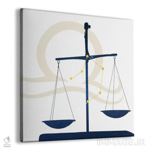 تابلو ستارگان برج میزان (ترازو) اثر فایو بای فایو کالکتیو - نمای پرسپکتیو محصول