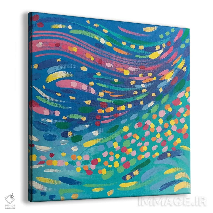 تابلو باران کوهستانی شماره دو اثر سارا کوی - نمای پرسپکتیو محصول