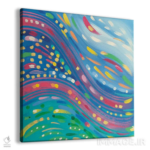 تابلو باران کوهستانی شماره چهار اثر سارا کوی - نمای پرسپکتیو محصول