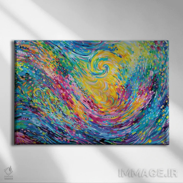 تابلو تو رؤیای منی اثر سارا کوی - نمای روبهرو روی دیوار