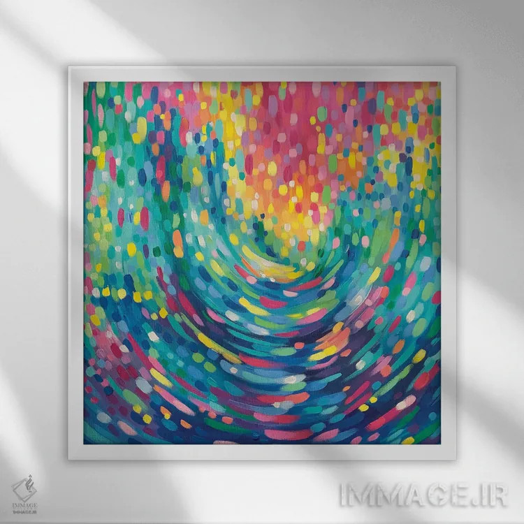 تابلو داتِت (اسم خاص) اثر سارا کوی - نمای قابدار سفید