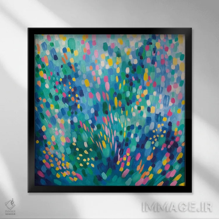 تابلو اَخِیدن شماره یک (اسم خاص اسکاتلندی) اثر سارا کوی - نمای قابدار مشکی