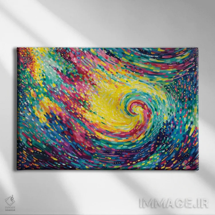 تابلو لمس کردن آسمان اثر سارا کوی - نمای روبهرو روی دیوار