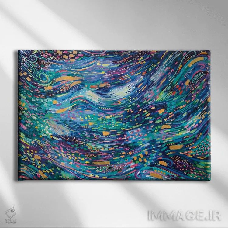 تابلو بودیکا (ملکه اسطورهای) اثر سارا کوی - نمای روبهرو روی دیوار