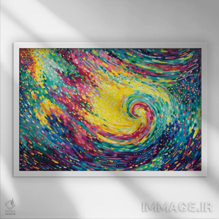 تابلو لمس کردن آسمان اثر سارا کوی - نمای قابدار سفید