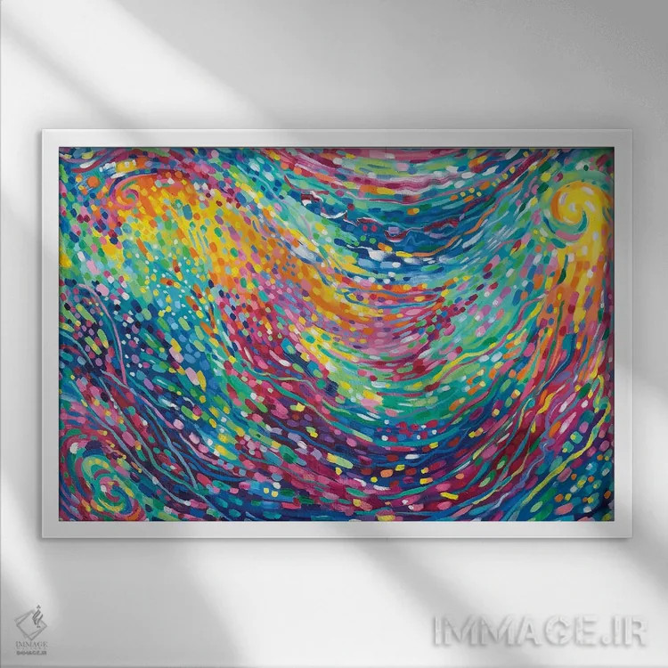 تابلو کِلیپی (موجود افسانهای اسکاتلندی) اثر سارا کوی - نمای قابدار سفید