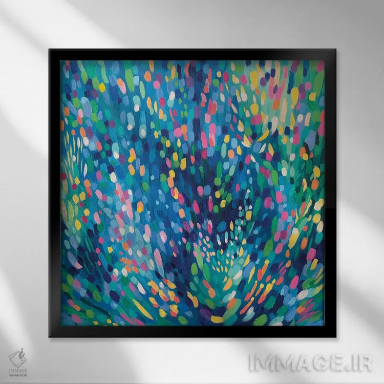 تابلو اَخِیدن شماره دو (اسم خاص اسکاتلندی) اثر سارا کوی - نمای قابدار مشکی