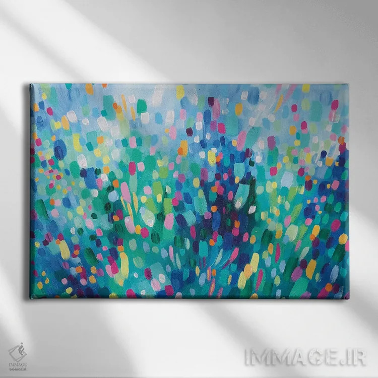 تابلو کِئو (اسم خاص؛ احتمالاً باید "Cao" باشد) اثر سارا کوی - نمای روبهرو روی دیوار