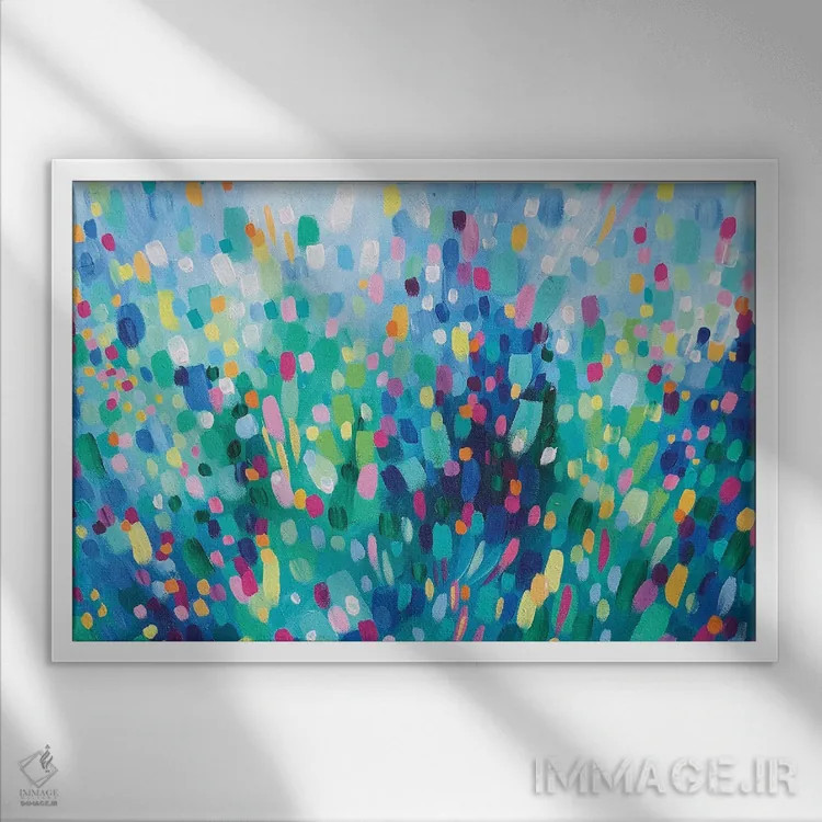 تابلو کِئو (اسم خاص؛ احتمالاً باید "Cao" باشد) اثر سارا کوی - نمای قابدار سفید