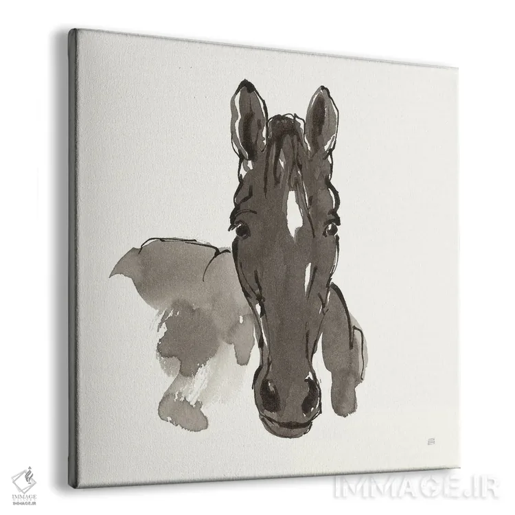 تابلو پرترهٔ اسب شماره چهار اثر کریس پاشکه - نمای پرسپکتیو محصول