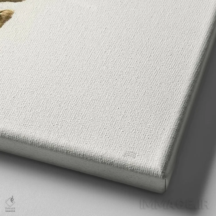 تابلو نخل زراندود شماره سه اثر کریس پاشکه - نمای نزدیک بافت بوم