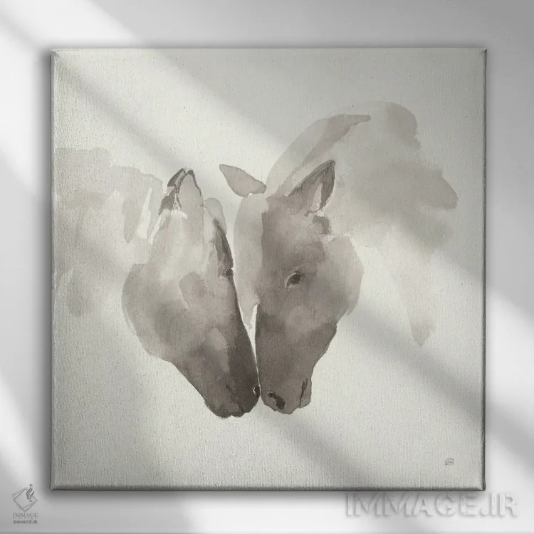 تابلو نوازش شماره سه اثر کریس پاشکه - نمای روبهرو روی دیوار