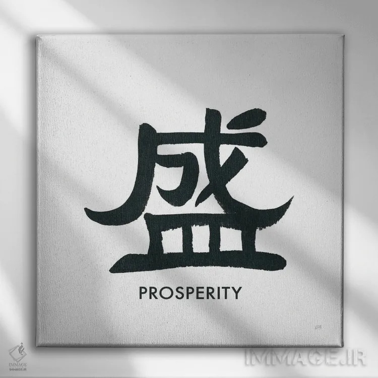 تابلو واژهٔ کامیابی اثر کریس پاشکه - نمای روبهرو روی دیوار