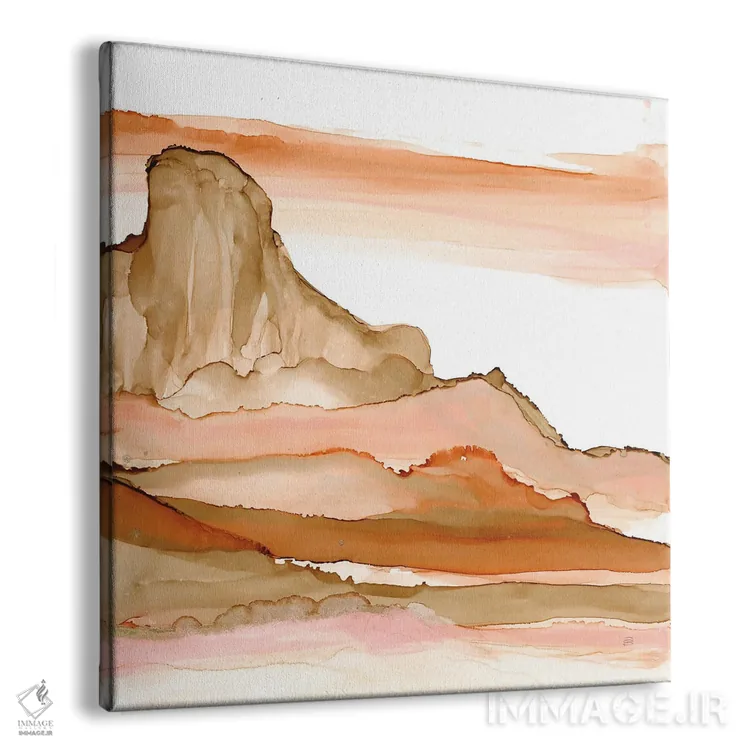 تابلو چشمانداز بیابانی شماره پنج اثر کریس پاشکه - نمای پرسپکتیو محصول