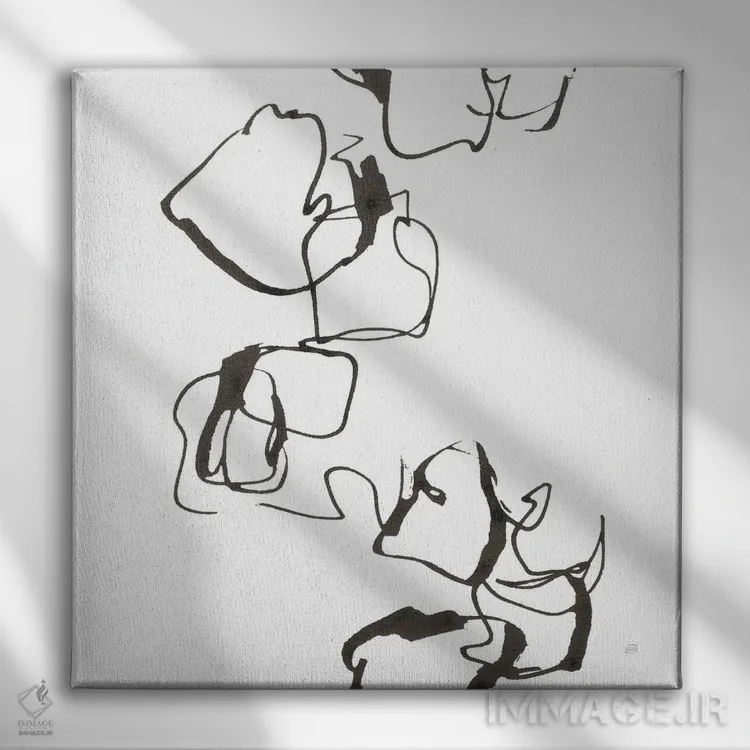 تابلو سنگی شماره دو اثر کریس پاشکه - نمای روبهرو روی دیوار