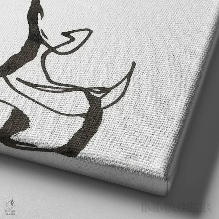 تابلو سنگی شماره دو اثر کریس پاشکه - نمای نزدیک بافت بوم
