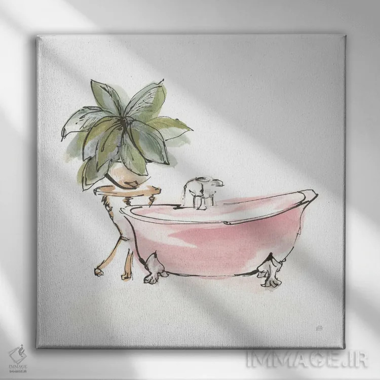 تابلو وان شماره نُه اثر کریس پاشکه - نمای روبهرو روی دیوار