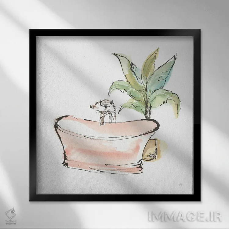 تابلو وان شماره یک اثر کریس پاشکه - نمای قابدار مشکی