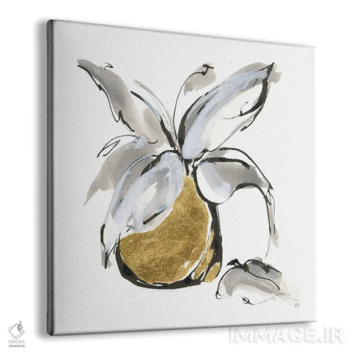 تابلو گلدان زراندود شماره یک اثر کریس پاشکه - نمای پرسپکتیو محصول