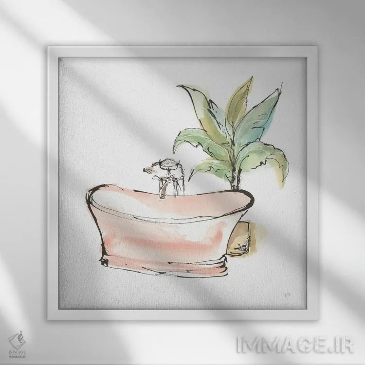 تابلو وان شماره یک اثر کریس پاشکه - نمای قابدار سفید