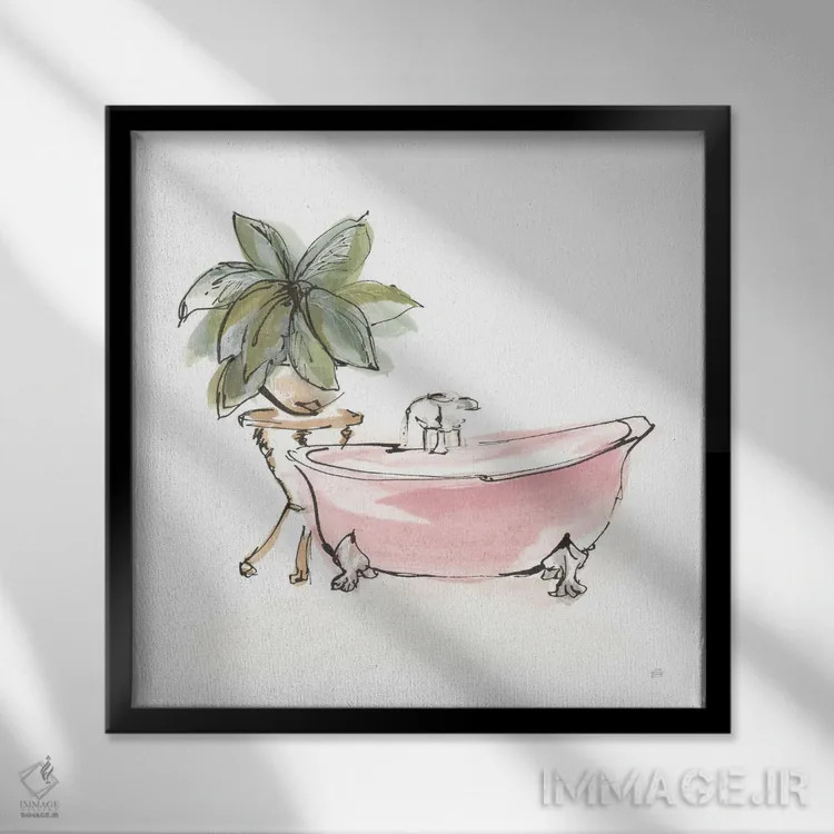 تابلو وان شماره نُه اثر کریس پاشکه - نمای قابدار مشکی