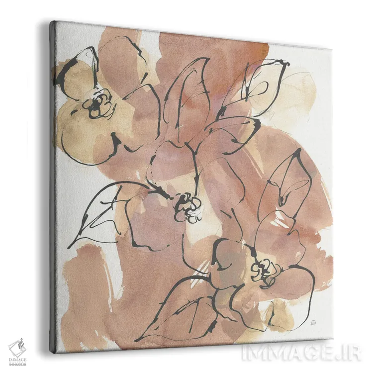 تابلو گلهای کشمیر شماره ۲ اثر کریس پاشکه - نمای پرسپکتیو محصول