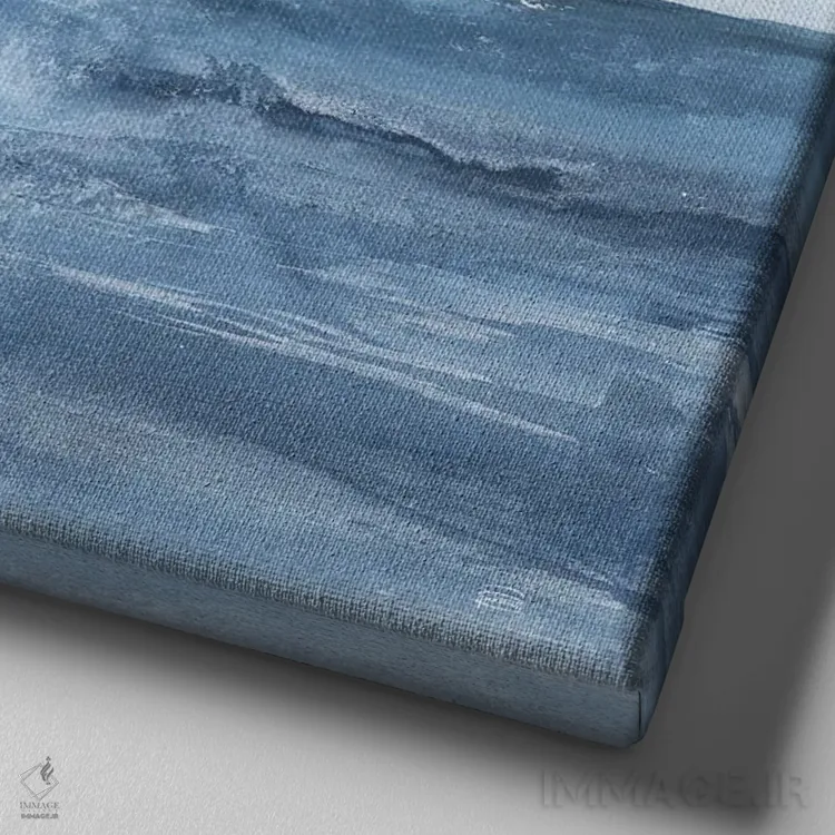 تابلو قایقهای بادبانی شماره ۵ اثر کریس پاشکه - نمای نزدیک بافت بوم