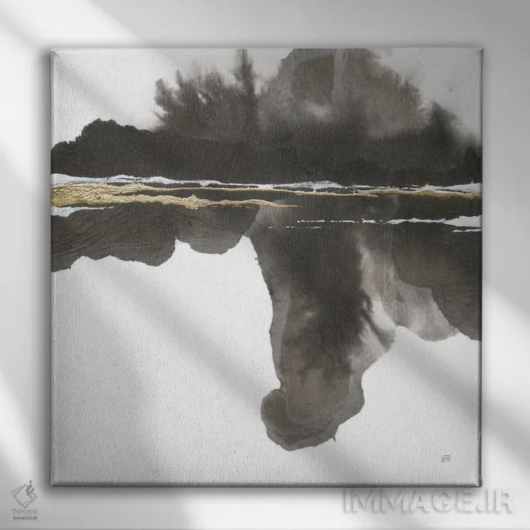تابلو بازتاب کوه اثر کریس پاشکه - نمای روبهرو روی دیوار