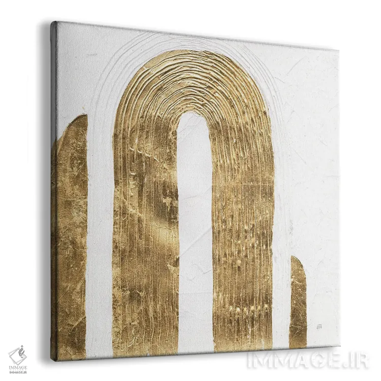 تابلو سفید بر سفید شماره ۱ اثر کریس پاشکه - نمای پرسپکتیو محصول