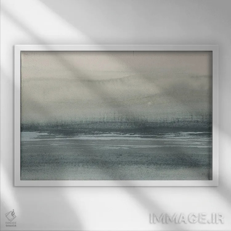 تابلو پایان روز شماره ۳ اثر کریس پاشکه - نمای قابدار سفید