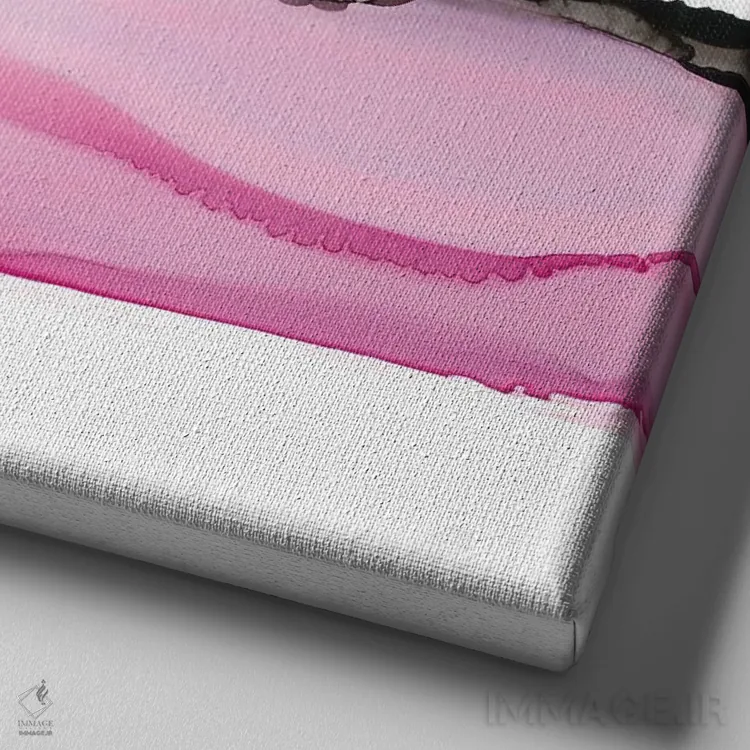 تابلو چشمانداز شربت یخی شماره ۱ اثر کریس پاشکه - نمای نزدیک بافت بوم