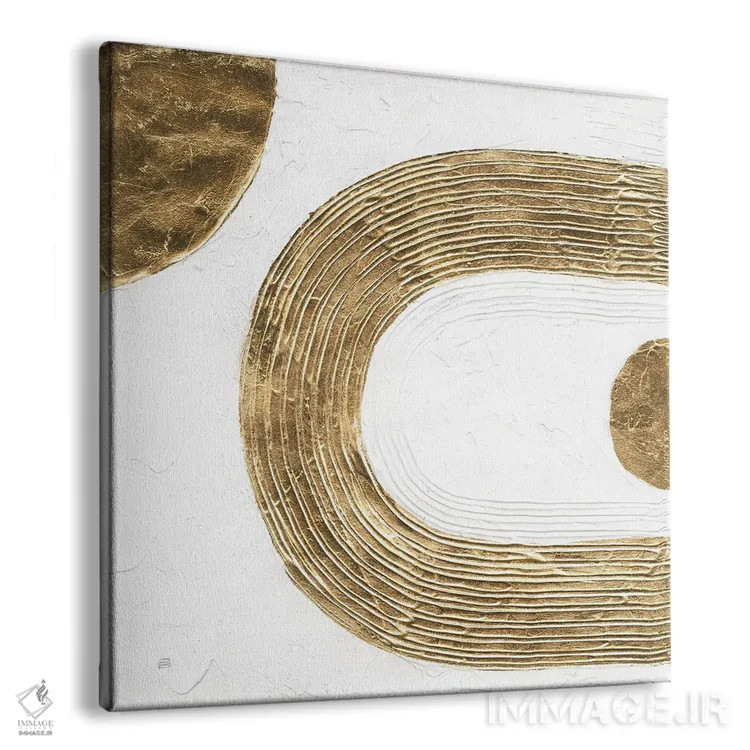 تابلو سفید بر سفید شماره ۲ اثر کریس پاشکه - نمای پرسپکتیو محصول