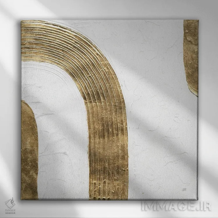 تابلو سفید بر سفید شماره ۴ اثر کریس پاشکه - نمای روبهرو روی دیوار